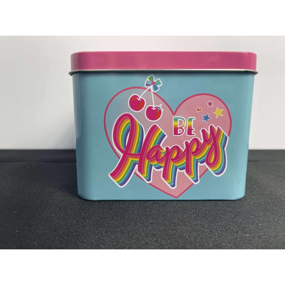 JoJo Siwa Tin Box Storage Container Pink Blue‎ Be You Shine Your Light - Picture 10 of 11